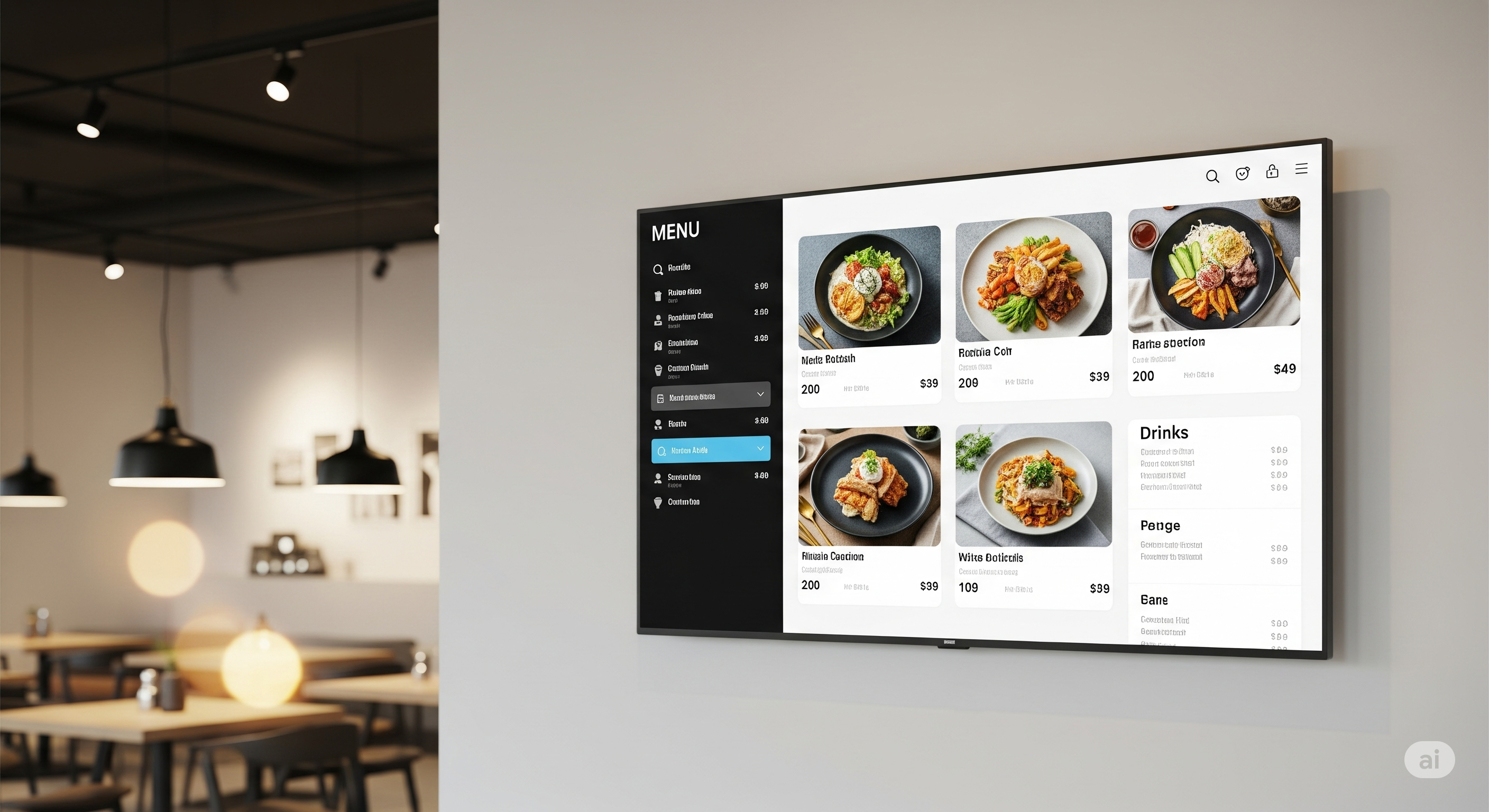 Digital Menu Services